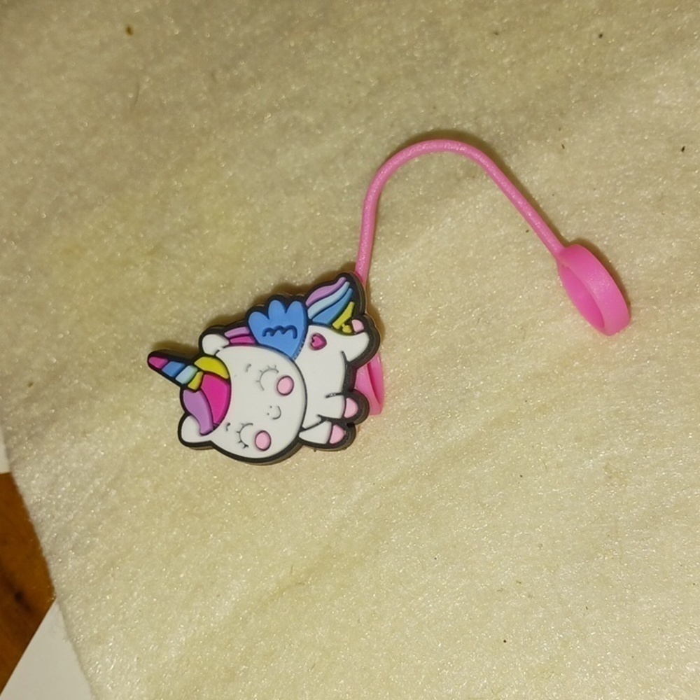 Silicone Reusable Straw Topper 10mm 0.4in - Picture 1 of 2